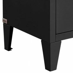 1-türiger Spindschrank Abschließbar - Trio 9 1-türiger Spindschrank Abschließbar - Trio -Noricas-shop 1 tueriger spindschrank abschliessbar in schwarz aus metall trio 03