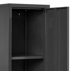 1-türiger Spindschrank Abschließbar - Trio 11 1-türiger Spindschrank Abschließbar - Trio -Noricas-shop 1 tueriger spindschrank abschliessbar in schwarz aus metall trio 05