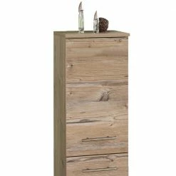 117 Cm Hoher Badchrank In Fichtefarben - Dilvonda -Noricas-shop 117 cm hoher badchrank in fichtefarben touchwood mit 2 tueren dilvonda 03