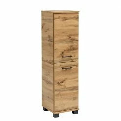 117 Cm Hoher Badschrank In Wildeiche Touchwood NB - Jessmi