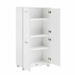 117 Cm Hohes Türen Highboard In Weiß - Enres -Noricas-shop 117 cm hohes tueren highboard in weiss made in germany enres 03