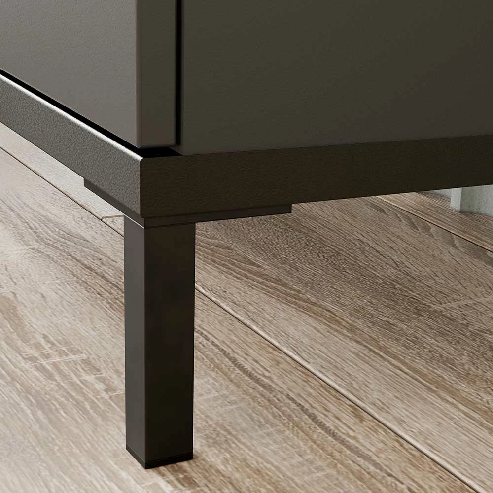 1,90 M Bad Hochschrank In Dunkelgrau - Lucrino 5 1,90 M Bad Hochschrank In Dunkelgrau - Lucrino – Bild 5