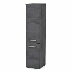 135 Cm Hoher Bad Midischrank In Dunklem Grau - Dastroz 8 135 Cm Hoher Bad Midischrank In Dunklem Grau - Dastroz -Noricas-shop 135 cm hoher bad midischrank in dunklem grau mit zwei tueren dastroz 02