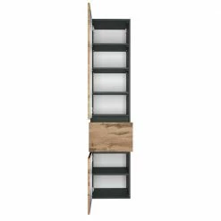 185x40x35 Bad Hochschrank In Dekor Wildeiche - Endely 8 185x40x35 Bad Hochschrank In Dekor Wildeiche - Endely -Noricas-shop 185x40x35 bad hochschrank in dekor wildeiche dunkelgrau endely 02