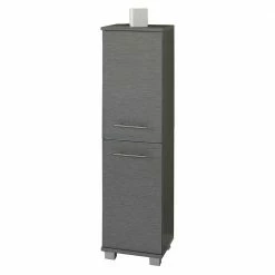 2-türiger Midischrank In Touchwood Grau - Invicalo