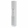 25x190x35 Bad Hochschrank In Hellem Grau - Girios I