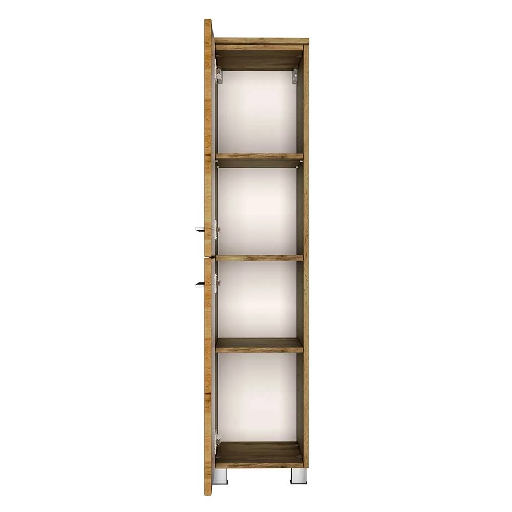 30x130x35 Badezimmer Midischrank Stehend Oder Hängend - Lemnas 4 30x130x35 Badezimmer Midischrank Stehend Oder Hängend - Lemnas – Bild 4