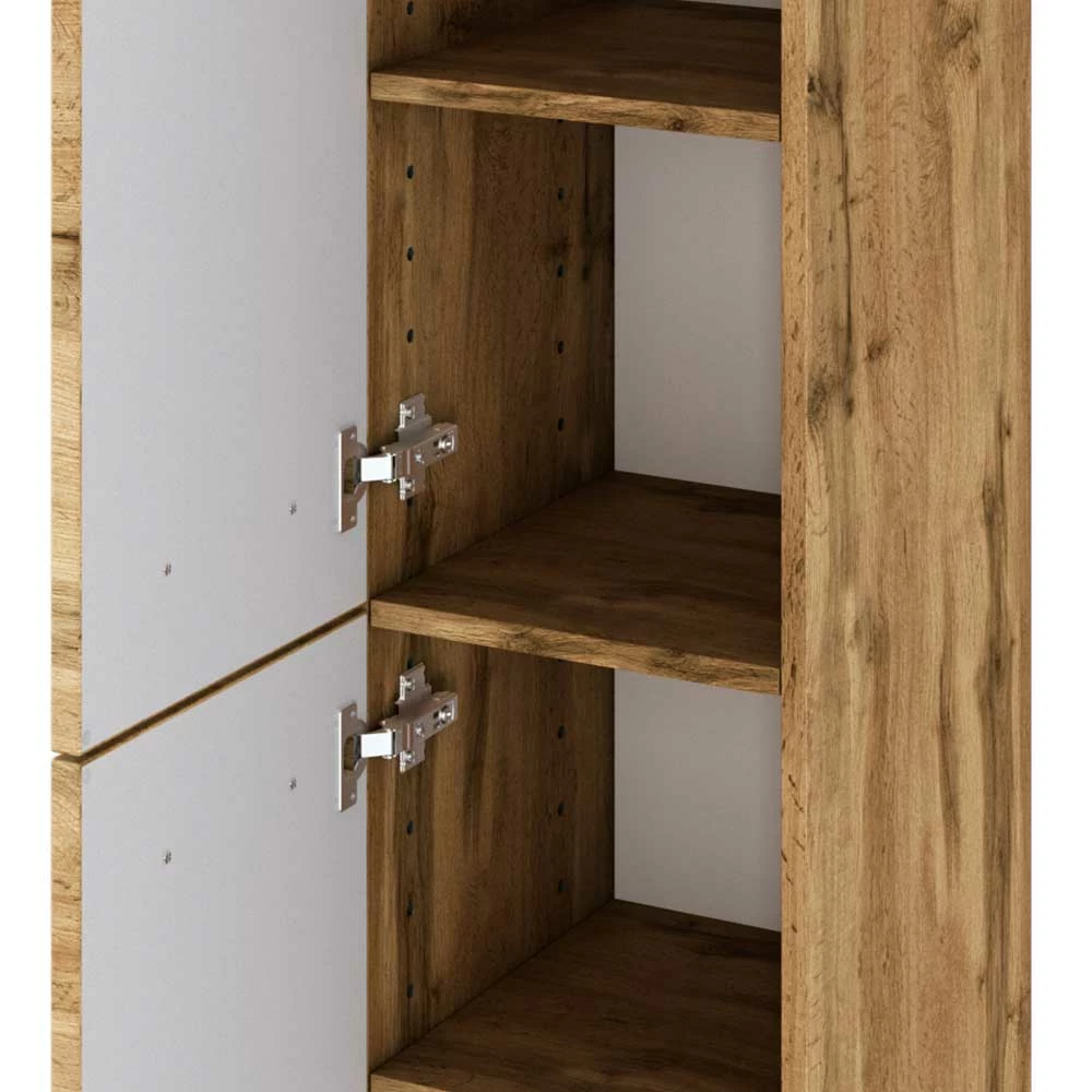 30x130x35 Badezimmer Midischrank Stehend Oder Hängend - Lemnas 5 30x130x35 Badezimmer Midischrank Stehend Oder Hängend - Lemnas – Bild 5