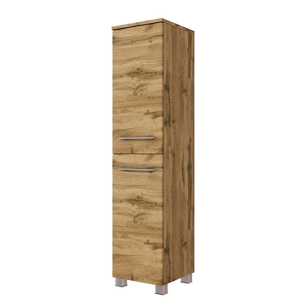 30x130x35 Badezimmer Midischrank Stehend Oder Hängend - Lemnas 1 30x130x35 Badezimmer Midischrank Stehend Oder Hängend - Lemnas