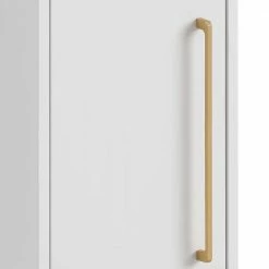 30x131x22 Badschrank In Weiß & Gold - Nuszaleva I 10 30x131x22 Badschrank In Weiß & Gold - Nuszaleva I -Noricas-shop 30x131x22 badschrank in weiss gold mit 6 faechern tuer nuszaleva i 04