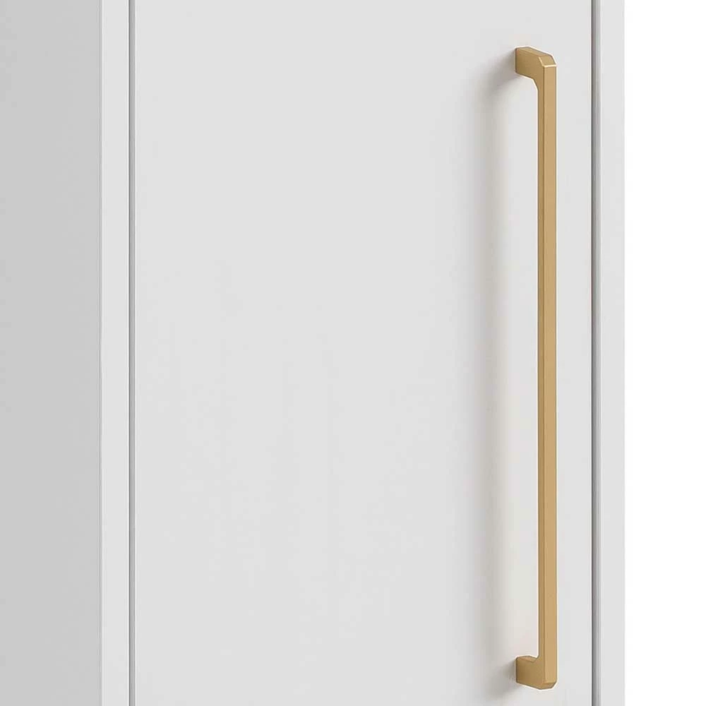 30x131x22 Badschrank In Weiß & Gold - Nuszaleva I 5 30x131x22 Badschrank In Weiß & Gold - Nuszaleva I – Bild 5