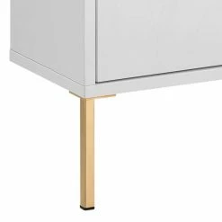 30x131x22 Badschrank In Weiß & Gold - Nuszaleva I 11 30x131x22 Badschrank In Weiß & Gold - Nuszaleva I -Noricas-shop 30x131x22 badschrank in weiss gold mit 6 faechern tuer nuszaleva i 05