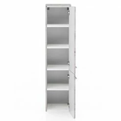 30x135x35 Bad Seitenschrank In Eiche Grau - Svegaria -Noricas-shop 30x135x35 bad seitenschrank in eiche grau fuer stand und wandmontage svegaria 03