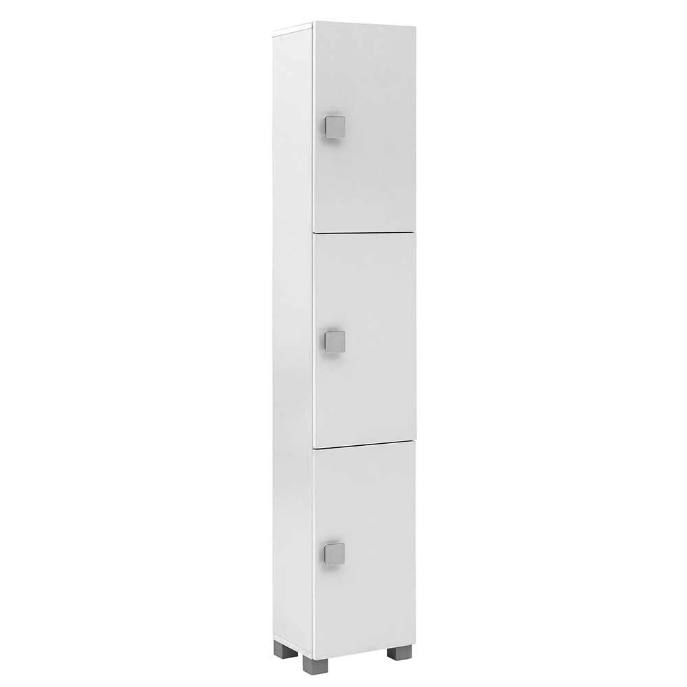 30x168x23 Badezimmer-Schrank In Weiß - Arcello 2 30x168x23 Badezimmer-Schrank In Weiß - Arcello – Bild 2