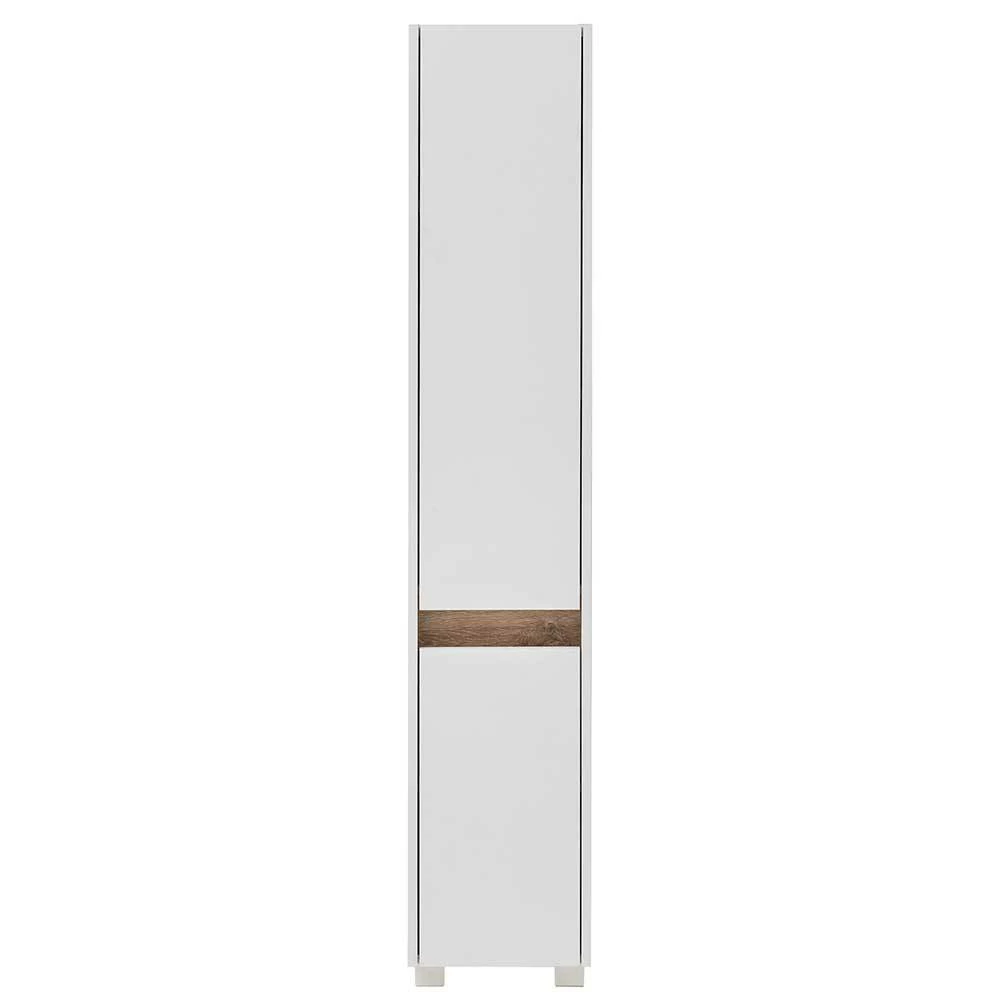 31 Cm Schmaler Badschrank In Weiß - Etravia 2 31 Cm Schmaler Badschrank In Weiß - Etravia – Bild 2