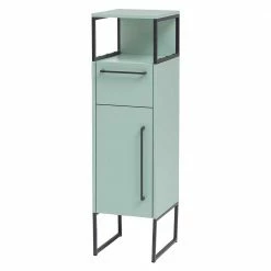 31x113x34 Badschrank In Mint Grün Aus Stahl - Esdrus