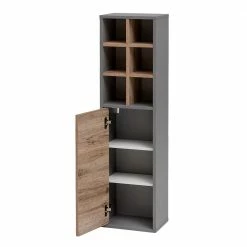 31x116x22 Badschrank Für Wandmontage - Cingus -Noricas-shop 31x116x22 badschrank fuer wandmontage in wildeiche dekor grau cingus 02