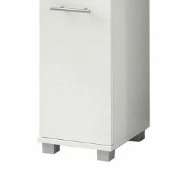 31x117 Cm Badezimmer Schrank Mit 2 Türen - Amassa 6 31x117 Cm Badezimmer Schrank Mit 2 Türen - Amassa -Noricas-shop 31x117 cm badezimmer schrank mit 2 tueren in weiss mit metallgriffen amassa 02