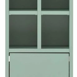 31x131x22 Badschrank In Mintgrün & Gold - Aparcian -Noricas-shop 31x131x22 badschrank in mintgruen gold mit tuer 6 faechern aparcian 04
