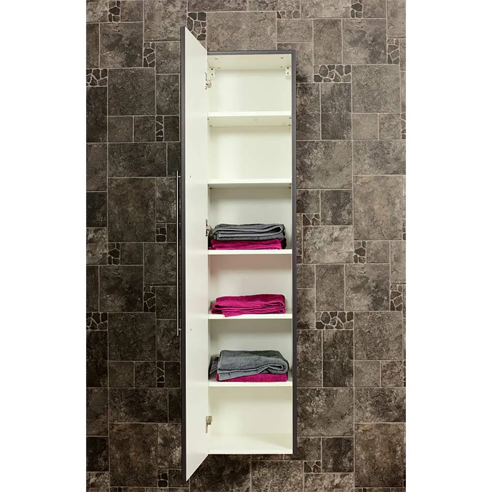 35x150x30 Bad Hängeschrank Mit 5 Böden - Vingos 4 35x150x30 Bad Hängeschrank Mit 5 Böden - Vingos – Bild 4