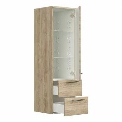 36x120x36 Badschrank Zum Hängen In Holzoptik - Osdrav -Noricas-shop 36x120x36 badschrank zum haengen in holzoptik eiche hell osdrav 02
