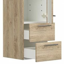 36x120x36 Badschrank Zum Hängen In Holzoptik - Osdrav -Noricas-shop 36x120x36 badschrank zum haengen in holzoptik eiche hell osdrav 03