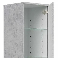 36x120x36 Hängender Badschrank In Betonoptik - Dejonca -Noricas-shop 36x120x36 haengender badschrank in betonoptik mit tuer zwei schubladen dejonca 04