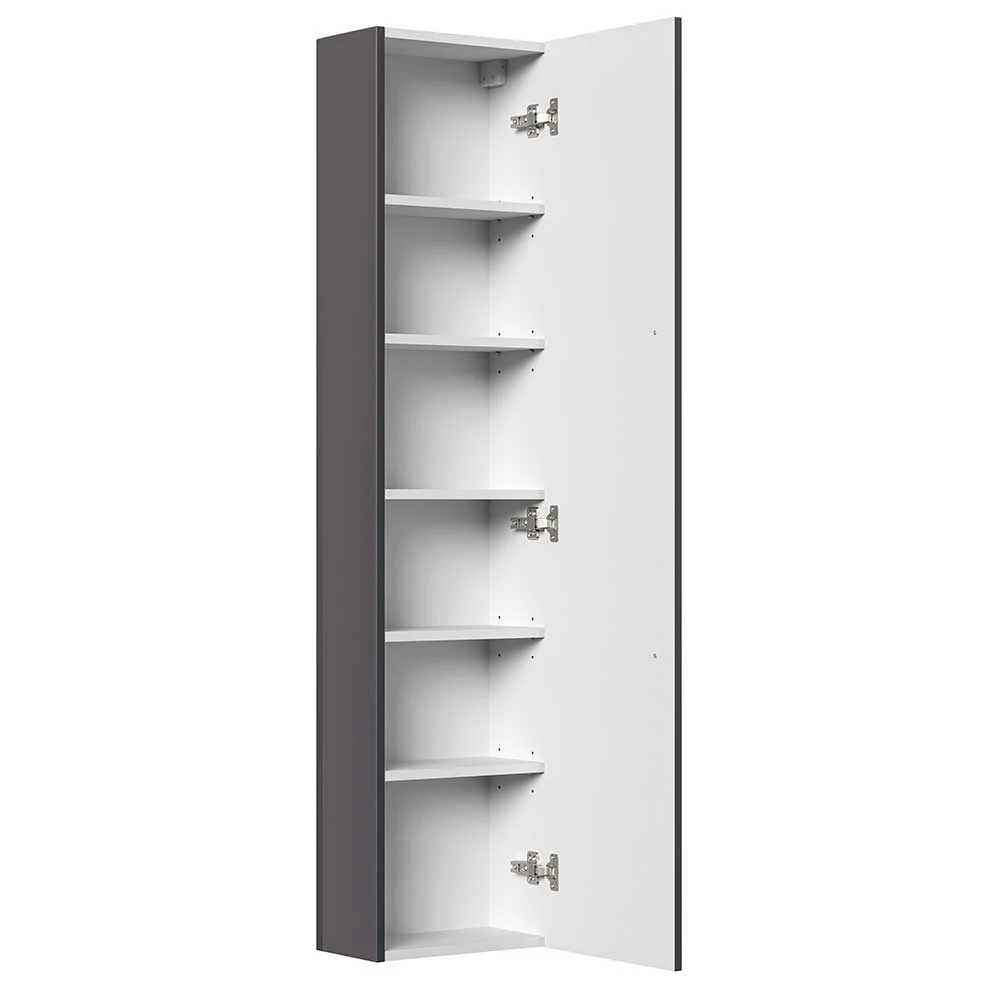 36x151x20 1-türiger Badschrank In Anthrazit - Athina 3 36x151x20 1-türiger Badschrank In Anthrazit - Athina – Bild 3