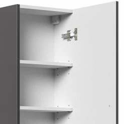 36x151x20 1-türiger Badschrank In Anthrazit - Athina 8 36x151x20 1-türiger Badschrank In Anthrazit - Athina -Noricas-shop 36x151x20 1 tueriger badschrank in anthrazit made in germany athina 03