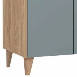 4-türiger Bad Hochschrank In Hellblau & Eiche Hell - Settas 9 4-türiger Bad Hochschrank In Hellblau & Eiche Hell - Settas -Noricas-shop 4 tueriger bad hochschrank in hellblau eiche hell 57x170x33 cm settas 04