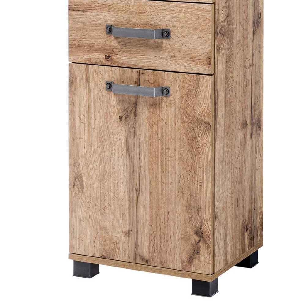 40x164 Badschrank Mit 3 Schubladen - Iskro 3 40x164 Badschrank Mit 3 Schubladen - Iskro – Bild 3