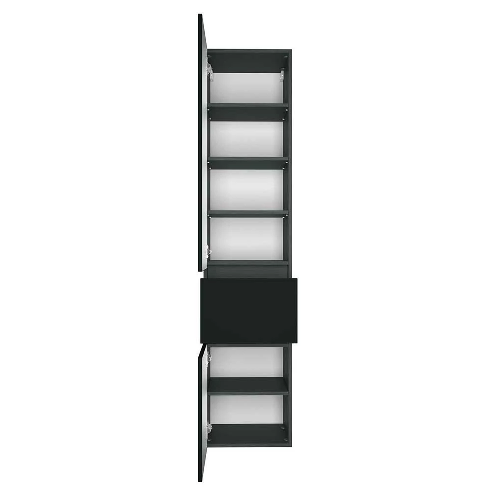 40x185 Cm Bad Hochschrank In Grau - Cathyl 3 40x185 Cm Bad Hochschrank In Grau - Cathyl – Bild 3