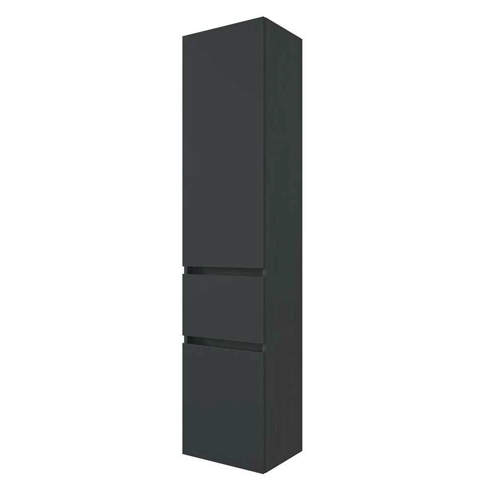 40x185 Cm Bad Hochschrank In Grau - Cathyl 1 40x185 Cm Bad Hochschrank In Grau - Cathyl