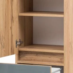 40x185x35 Bad Hochschrank Stehend Oder Hängend - Anviletca 11 40x185x35 Bad Hochschrank Stehend Oder Hängend - Anviletca -Noricas-shop 40x185x35 bad hochschrank stehend oder haengend in grau glas wildeiche dekor anviletca 05