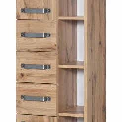 42x164cm Bad-Hochschrank Mit Regal - Iskro 10 42x164cm Bad-Hochschrank Mit Regal - Iskro -Noricas-shop 42x164cm bad hochschrank mit regal in wildeiche holzoptik iskro 04