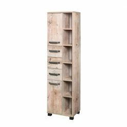 42x164x32 Bad Hochschrank Mit Regalteil - Mosnito