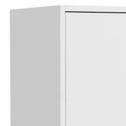 46x155x30 Badschrank Mit Doppeltür - Nuszaleva -Noricas-shop 46x155x30 badschrank mit doppeltuer in weiss gold nuszaleva 03