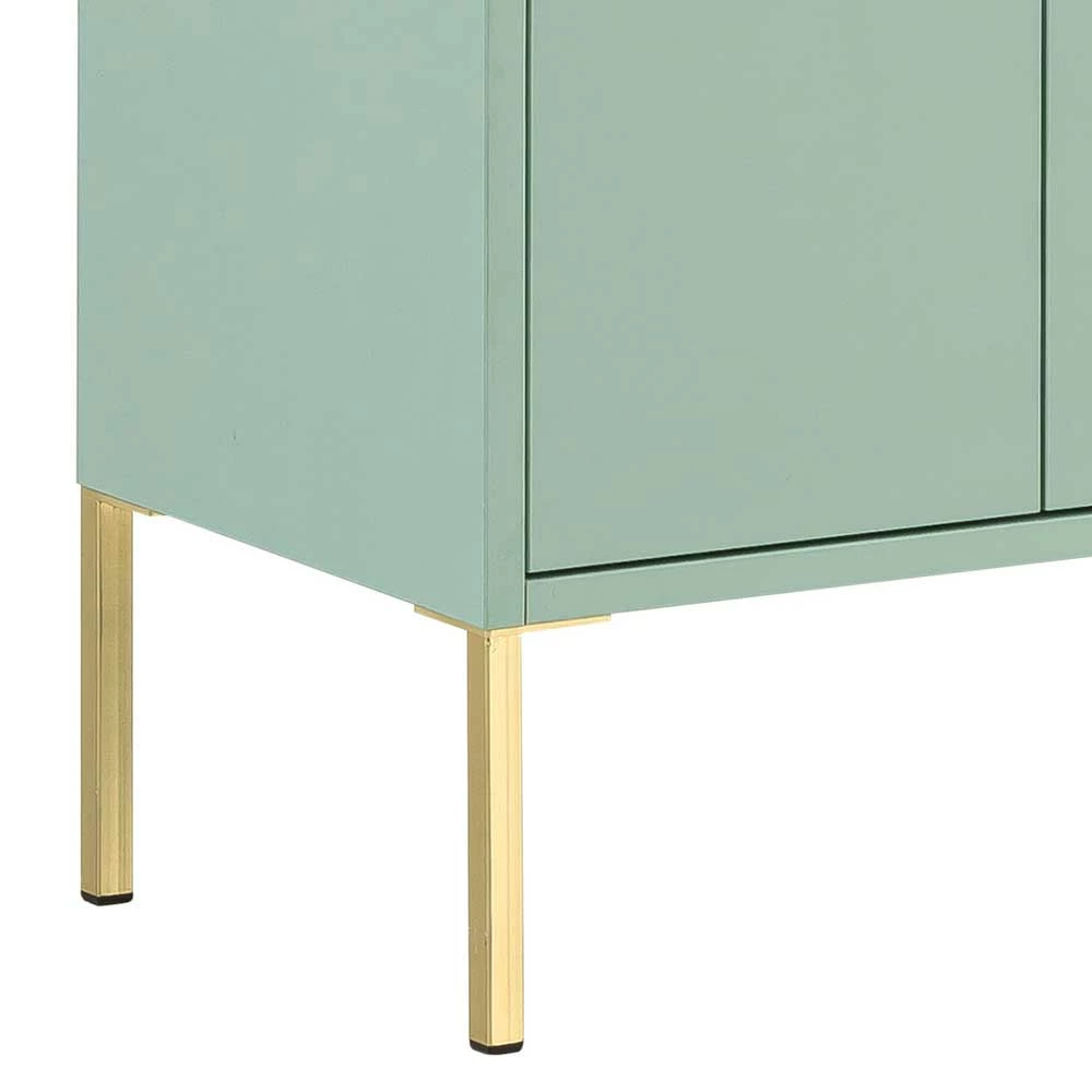 47x155x30 Badschrank Mit Doppeltür In Mint & Gold - Aparcian 4 47x155x30 Badschrank Mit Doppeltür In Mint & Gold - Aparcian – Bild 4