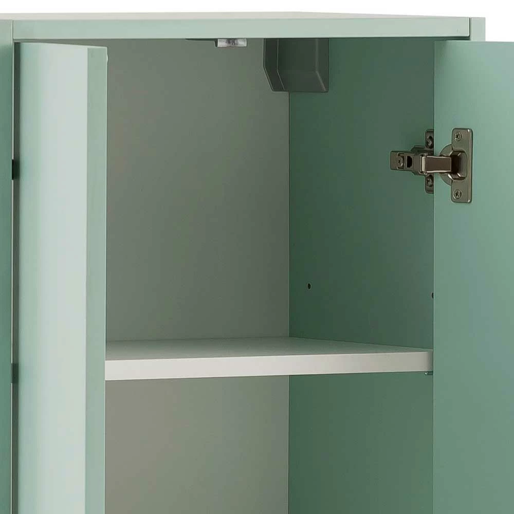 47x155x30 Badschrank Mit Doppeltür In Mint & Gold - Aparcian 5 47x155x30 Badschrank Mit Doppeltür In Mint & Gold - Aparcian – Bild 5