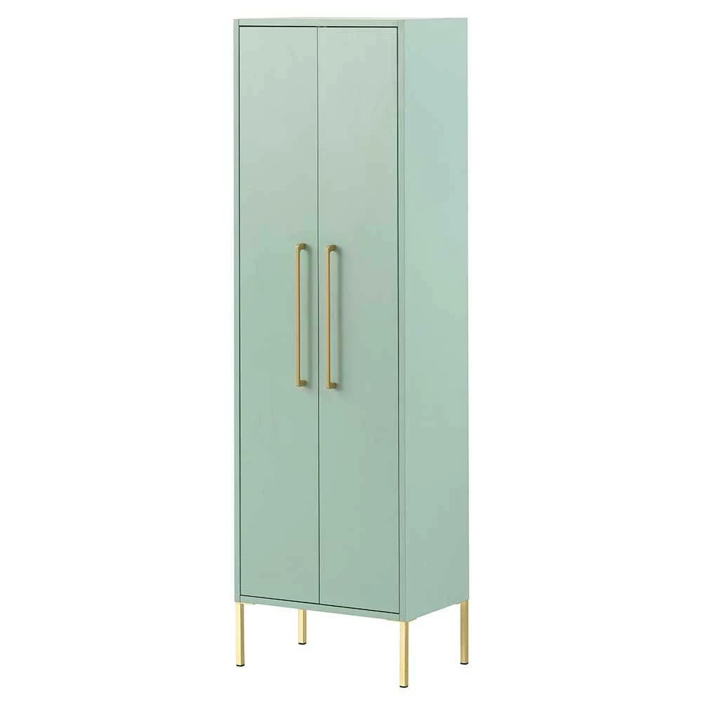 47x155x30 Badschrank Mit Doppeltür In Mint & Gold - Aparcian 1 47x155x30 Badschrank Mit Doppeltür In Mint & Gold - Aparcian