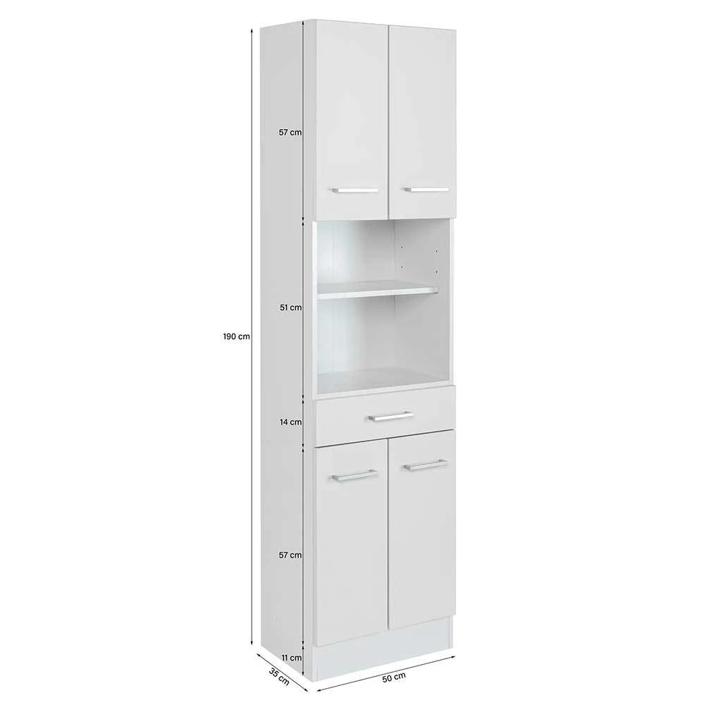 50x190x35 Badezimmer Schrank In Grün - Loenixa 6 50x190x35 Badezimmer Schrank In Grün - Loenixa – Bild 6