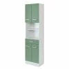 50x190x35 Badezimmer Schrank In Grün - Loenixa