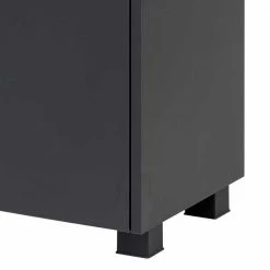 57x165x33 Cm Bad Hochschrank Mit Vier Türen - Marcius -Noricas-shop 57x165x33 cm bad hochschrank mit vier tueren in anthrazit wildeiche dekor marcius 03