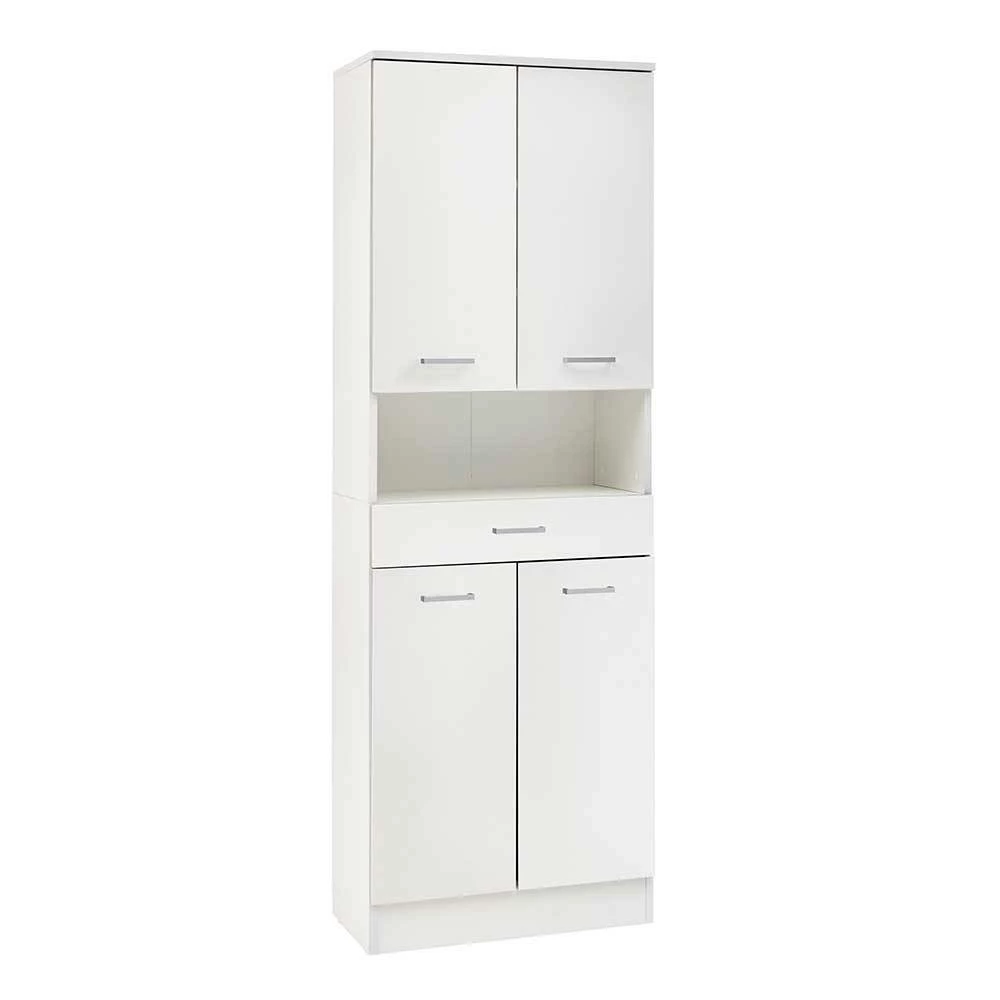 60cm Breiter Bad Hochschrank Mit Vier Türen - Metrioa 2 60cm Breiter Bad Hochschrank Mit Vier Türen - Metrioa – Bild 2