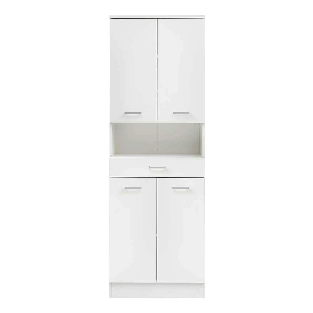 60cm Breiter Bad Hochschrank Mit Vier Türen - Metrioa 3 60cm Breiter Bad Hochschrank Mit Vier Türen - Metrioa – Bild 3
