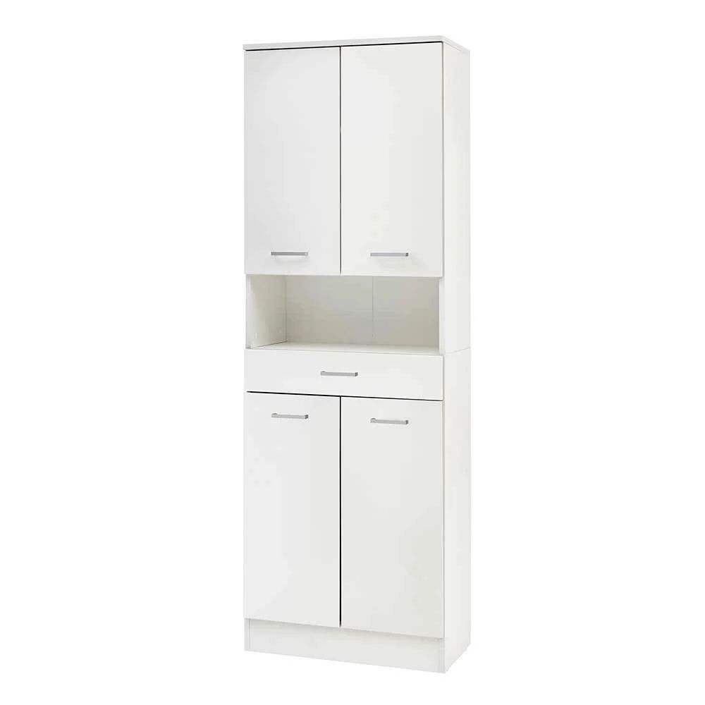 60cm Breiter Bad Hochschrank Mit Vier Türen - Metrioa 1 60cm Breiter Bad Hochschrank Mit Vier Türen - Metrioa