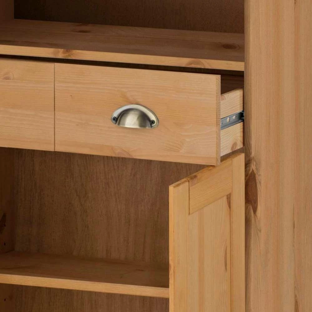 60x125x30 Badschrank Aus Massivholz Kiefer - Ronya 5 60x125x30 Badschrank Aus Massivholz Kiefer - Ronya – Bild 5