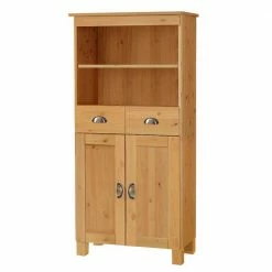 60x125x30 Badschrank Aus Massivholz Kiefer - Ronya