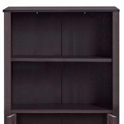 60x130x30 Badschrank Mit 2 Türen & 2 Fächern - Vodrada 7 60x130x30 Badschrank Mit 2 Türen & 2 Fächern - Vodrada -Noricas-shop 60x130x30 badschrank mit 2 tueren 2 faechern in dunkelbraun mdf vodrada 03