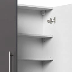 71x151x20 Badschrank Mit Fachböden - Athina -Noricas-shop 71x151x20 badschrank mit fachboeden in anthrazit 2 tuerig athina 04